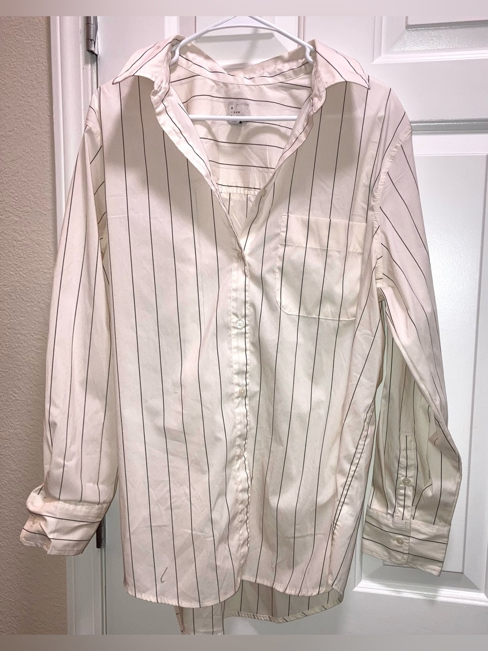 A New Day striped button-down Shirt oversized fit Size XL